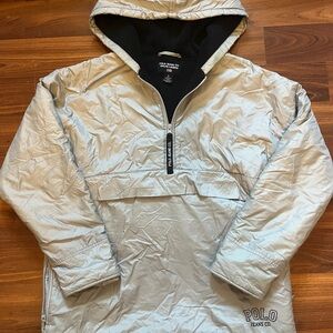 Polo Jeans Co. Silver Hooded Jacket